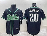 Philadelphia Eagles 20 Brian Dawkins Black Men's Stitched Cool Base Nike Baseball Jersey,baseball caps,new era cap wholesale,wholesale hats